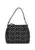 Signature Mini Bag, &pound;95, Handbags, Black, Wool, Front view